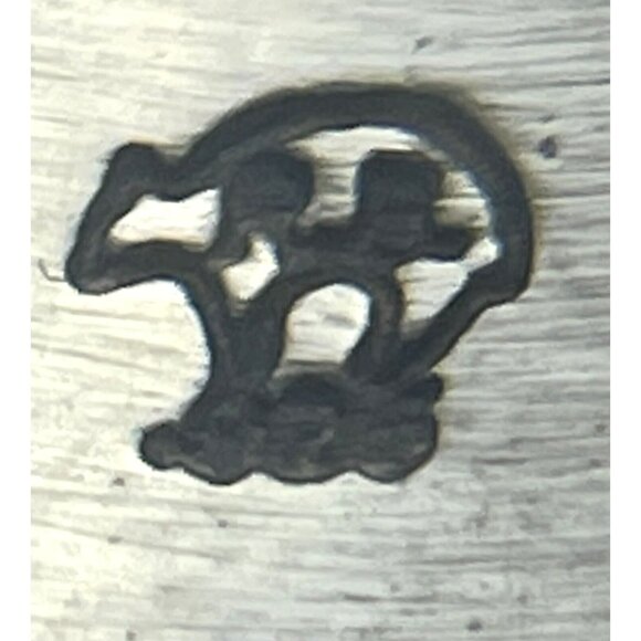 Running Bear Sterling Silver Gold Tone Eagle Ring - Size 9.5 - Picture 4 of 4